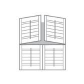 Tier-on-Tier Shutters